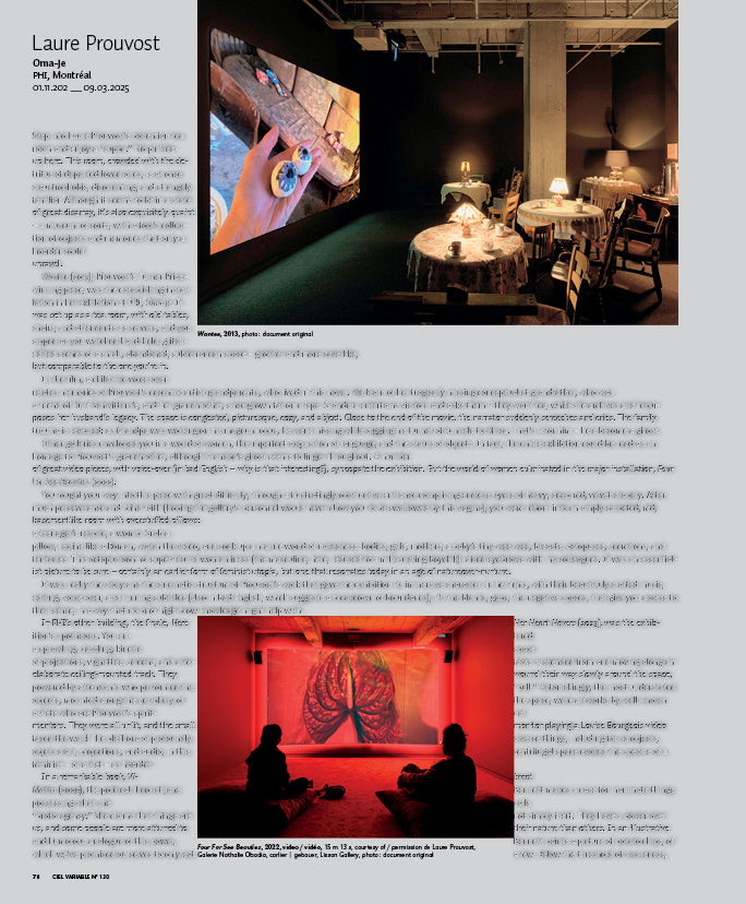 CV130 - Laure Prouvost – Marcus Miller