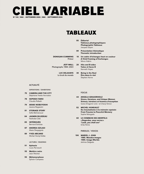 CIEL VARIABLE 132 - TABLEAUX