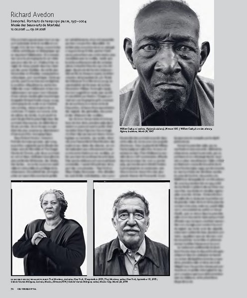 CV133 - Richard Avedon – Marie-Lise Poirier