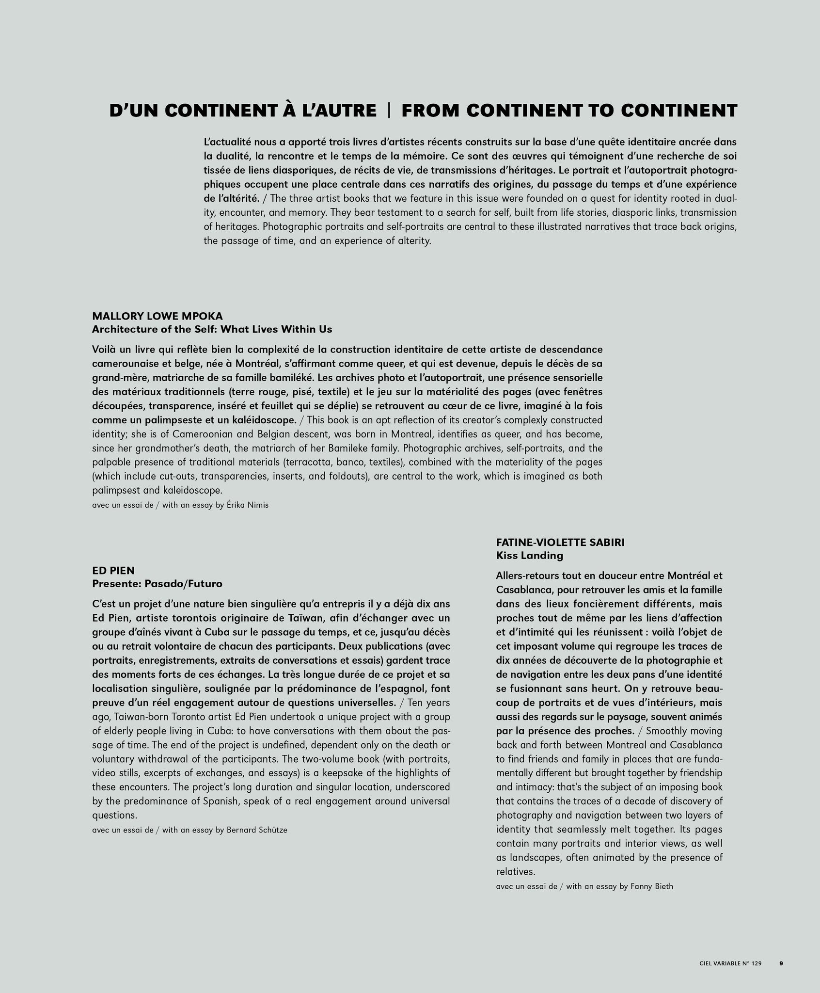 CV129 - Editorial + Introduction