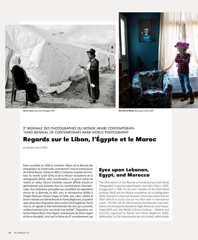 CV115 - Biennale des Photographes du Monde Arabe Contemporain  — Claudia Polledri