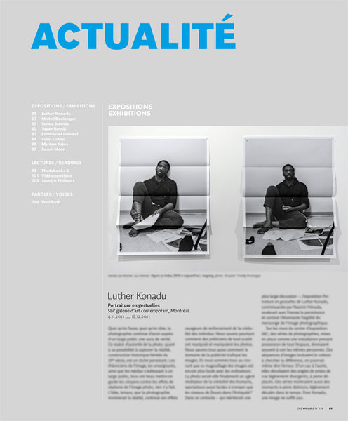 CV120 - Luther Konadu, Portraiture en gestuelles — Nicolas Mavrikakis