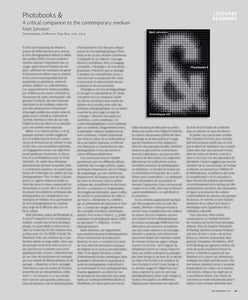 CV120 - Matt Johnston, Photobooks & : A critical companion to the contemporary medium —  Louis Perreault