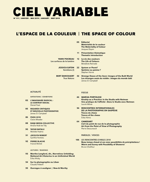 CIEL VARIABLE 111 - THE SPACE OF COLOUR
