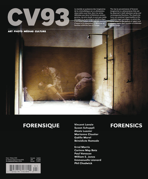 CV93 - Forensique, représentations et régimes de vérité - Vincent Lavoie